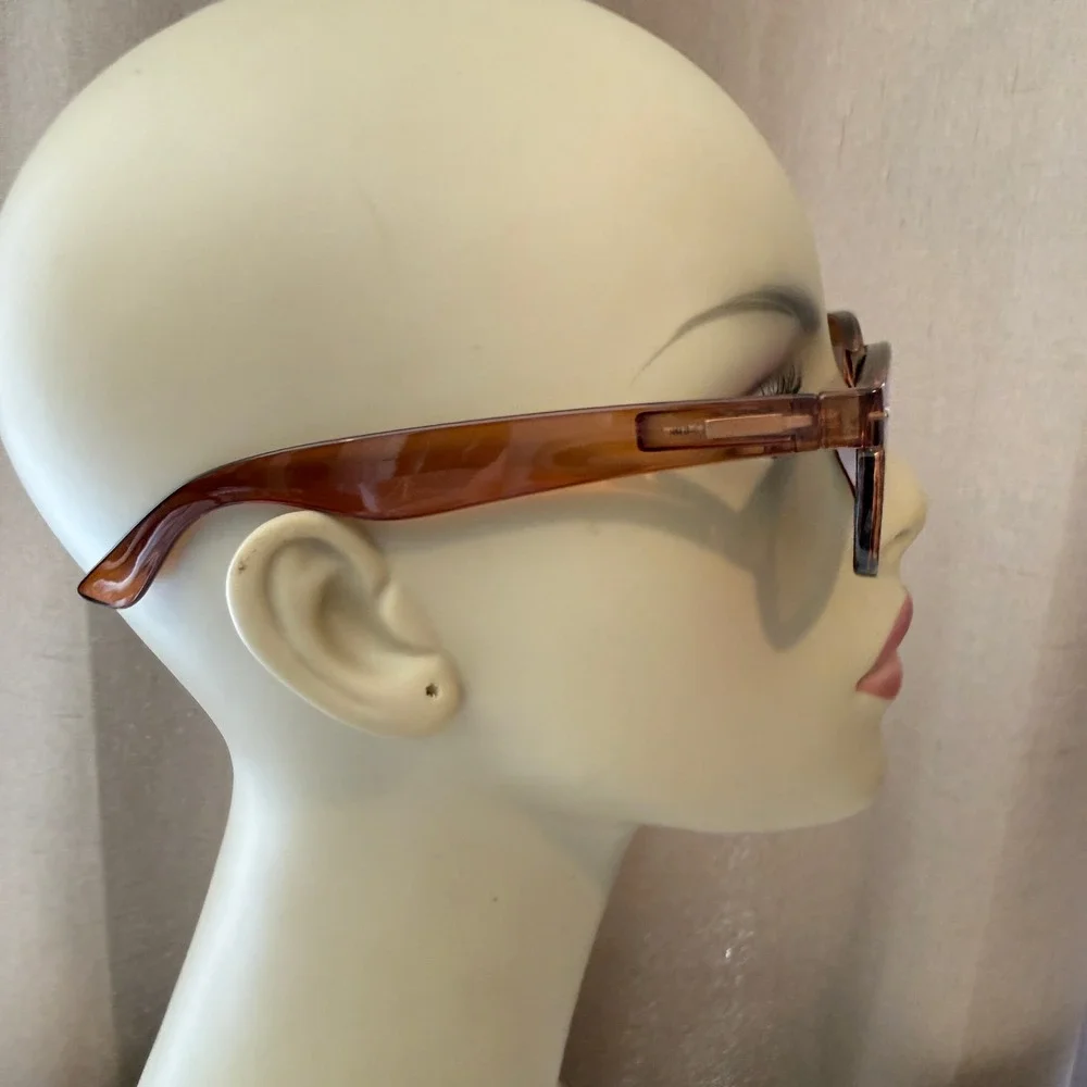 Lovivy FH003 Amber Brown Reading Sunglasses Wayfarer Style Unisex‎
